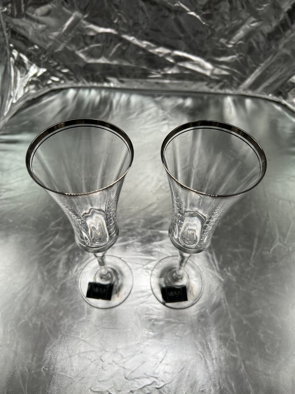 Miska Crystal Flutes Set of 2